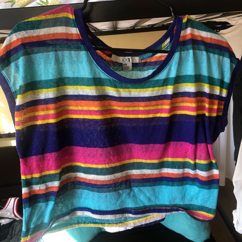 Cute colorful beach crop